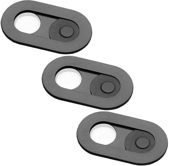 Spy-Fy - Spyslide Webcam Cover 3 Pack - Sort