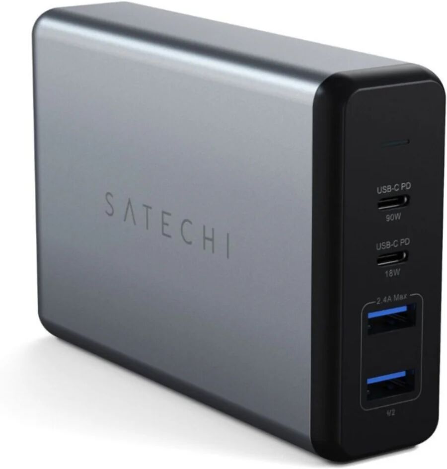 Satechi USB-C 108W Dual PD Travel Charger - Space Grey