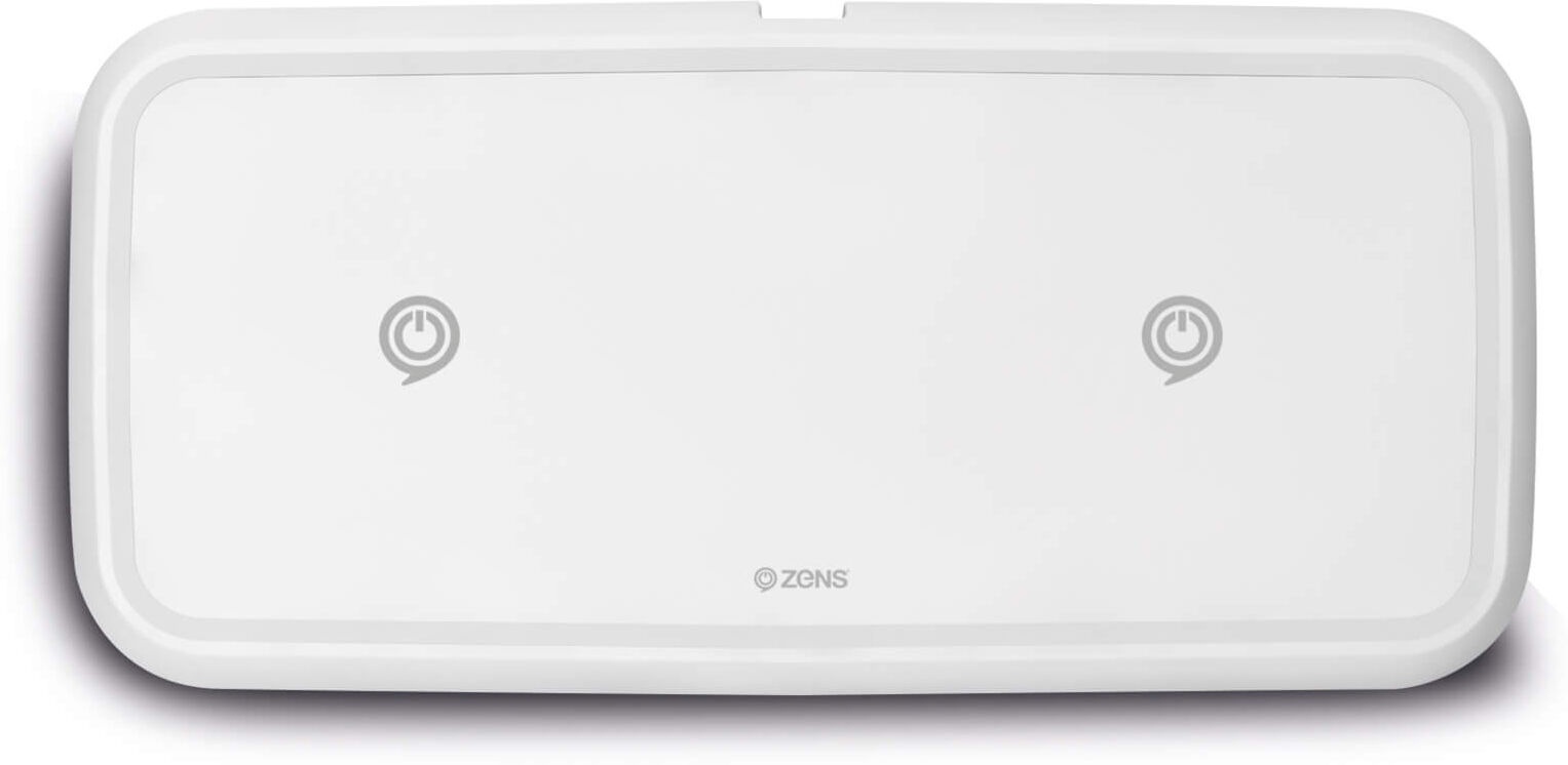 hjemmeudstyr Zens Dual Ultra Hurtig Trådløs Qi-Oplader 2x10w 220v