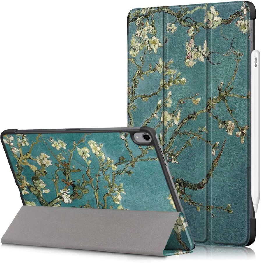 TABLETCOVERS.DK iPad Air (2020) Læder Cover m. Apple Pencil Holder - Gren