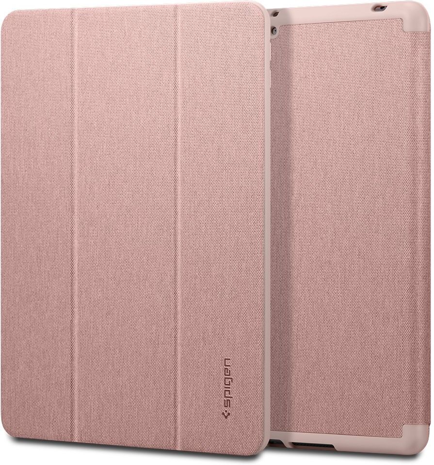 Spigen iPad 10.2" (2020 / 2019) Spigen Urban Fit Stof Cover m. Pen Holder - Rose Gold