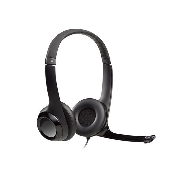 24hshop Logitech H390 USB-headset med støjreducerende mikrofon