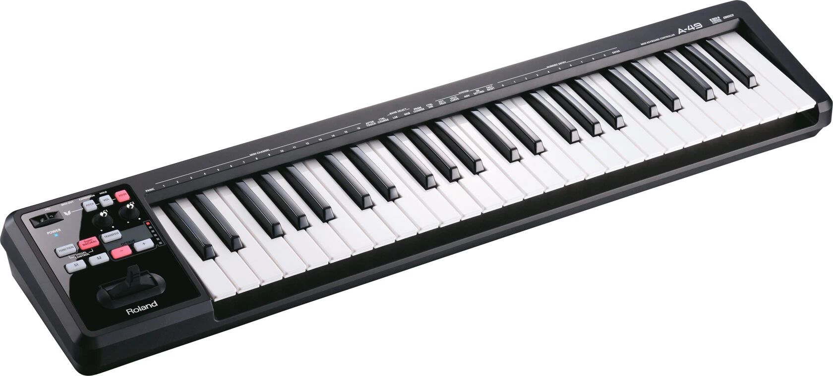 Roland A-49 Black MIDI Keyboard