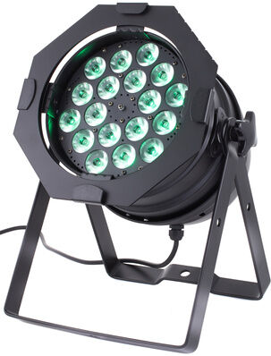 Showtec LED Par 64 Short Q4 18 Black Black