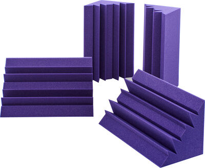 Auralex Acoustics Lenrd Bass Traps Purple Purple
