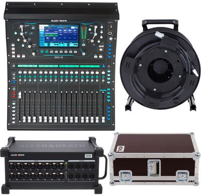 Allen & Heath Allen Heath SQ5 Case DX168 X Bundle I Phenol brown