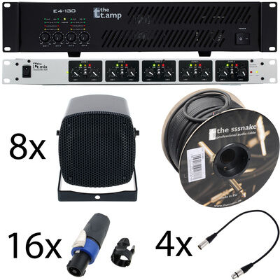 the t.mix Source Mix 52R 4 Zone Bundle Black