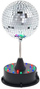 Eurolite LED Mirror Ball 13cm with Base