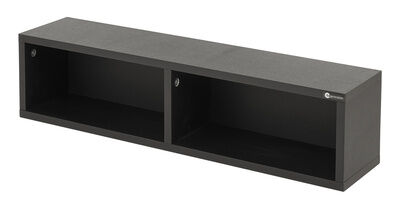 Fun Generation CD Shelf Two Black black