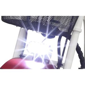 kaiserkraft LED-Frontstrahler, Metall/Glas, schwarz