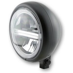 HIGHSIDER 5 3/4 Zoll LED-Scheinwerfer PECOS TYP 6 mit TFL, schwarz matt  Schwarz