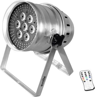 EuroLite LED PAR-64 HCL Hypno Floor Scheinwerfer, silber