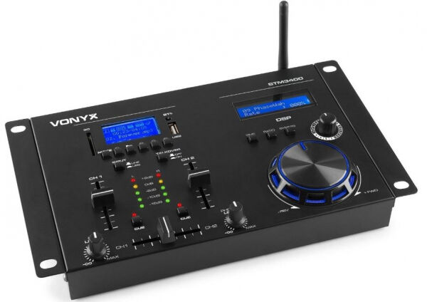 Divers Vonyx STM3400 - 2-Kanal DJ Mixer mit Jog Wheel