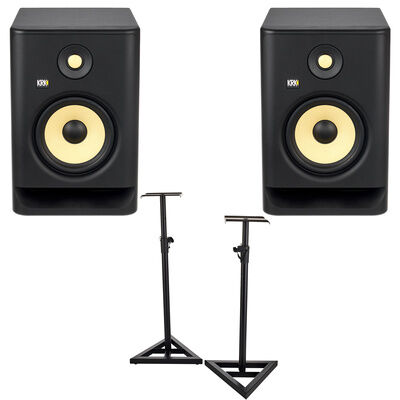 KRK Rokit RP7 G4 Stand Bundle