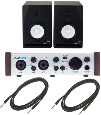 Swissonic UA-2x2 Speaker ASM5 Bundle