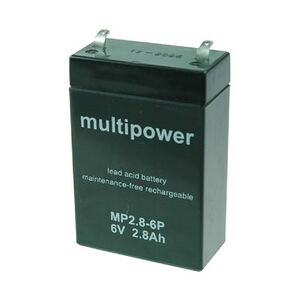 Multipower Blei-Akku MP2,8-6P Pb 6V / 2,8Ah