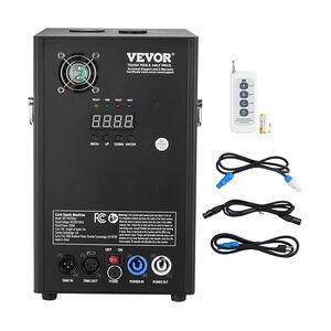 VEVOR Funkenmaschine 700 W Pyrotechnikmaschine Aluminiumlegierung Feuerwerksmaschine DMX Controller Einstellbar 2–5m Cold Spark Machine 7 min pro Nachladen Ideal für Hochzeit, DJ Show, Partys