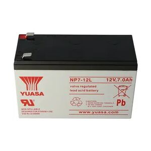 YUASA NP7-12L Akku Blei PB 12 Volt 7000mAh mit 6,3mm Kontakten