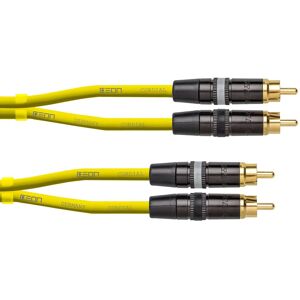 Cordial CEON DJ RCA 0.6 Y Cinchkabel 0,6 m - Audiokabel