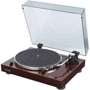 Thorens TD 204 walnuss Hochglanz, manuell incl. AT-95E - Plattenspieler Riemenantrieb