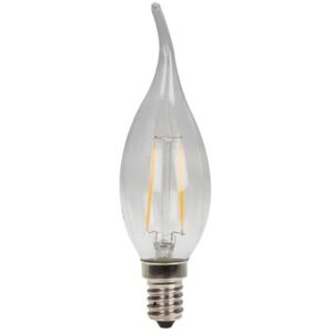 HQ Power LED Filament E14, 2W Leuchtmittel Flamme 2700K Brenner Leuchtmittel Glühbirne