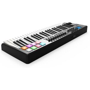 Tomtop Jms Worlde Panda49 Tragbarer Usb-Midi-Keyboard-Controller Mit 49 Tasten Und 8 Rgb-Triggerpads Mit Bunter Hintergrundbeleuchtung