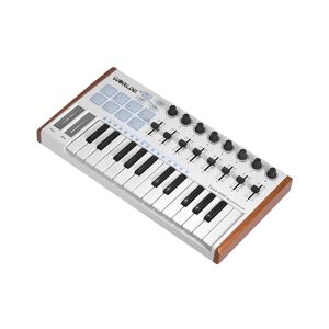 Tomtop Jms Worlde Tuna Mini Ultra-Tragbarer 25-Tasten-Usb-Midi-Keyboard-Controller 8 Rgb-Hintergrundbeleuchtete Trigger-Pads Mit
