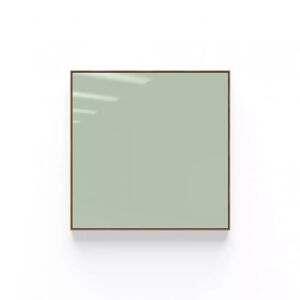 Lintex Glastafel Area - Glänzende/matte Oberfläche, Farbe Fair 550 - Grün, Ausführung Blankes Klarglas, Größe B202,8 x H102,8 cm