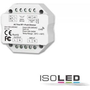 Fiai IsoLED Sys-Pro Dimmer Triac Universal Push Funk 230V 240VA Phasenan- Abschnitt wählbar