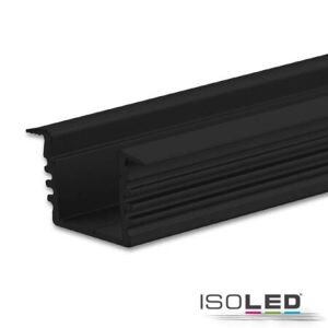 Fiai IsoLED LED Einbauprofil DIVE12 Aluminium schwarz 200cm