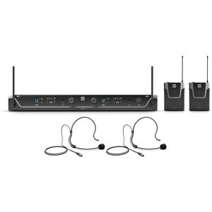 LD Systems U308 Bph 2 - Dual Funkmikrofon System Mit 2xbodypack, 2xheadset