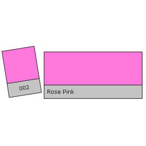 Lee Filter Roll 002 Rose Pink Rose Pink