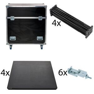 Stairville iX Stage 4x 1x1 60cm w. Case