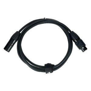 Stairville PDC3BK IP65 DMX Cable 2m 3pin Schwarz