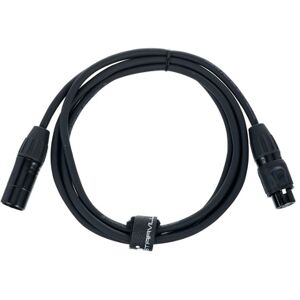 Stairville PDC5BK IP65 DMX Cable 2m 5pin Schwarz