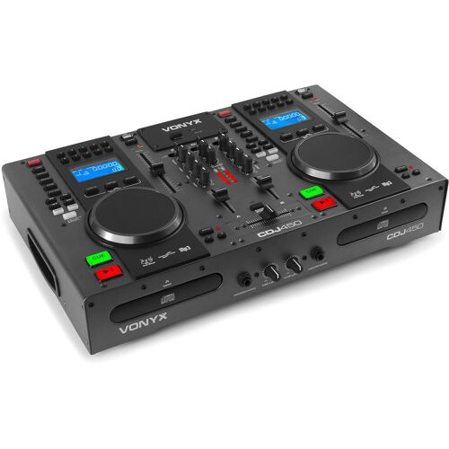 Vonyx Cdj450 Doppelter Cd/mp3/usb-Player/mixer Mit Bt