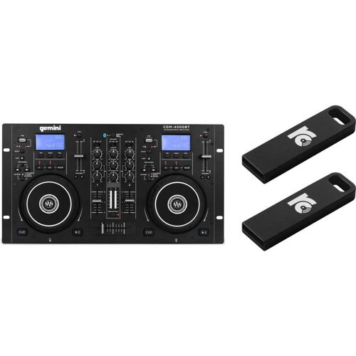 Gemini CDM-4000BT + 2x RC DJ USB Stick