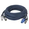 DAP Audio LICHT Power-Signal Powerconkabel 10m,Powercon grau/blau