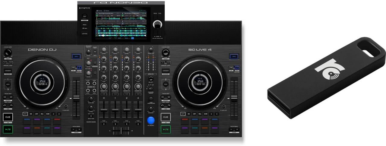 Denon DJ SC Live 4 + RC DJ USB Stick