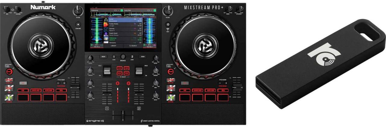 Numark Mixstream Pro Plus + RC DJ USB Stick