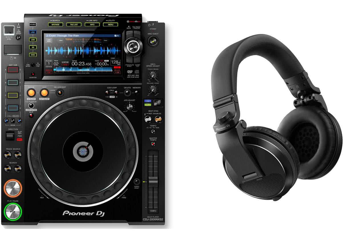Pioneer DJ CDJ-2000 NXS2 + HDJ-X5