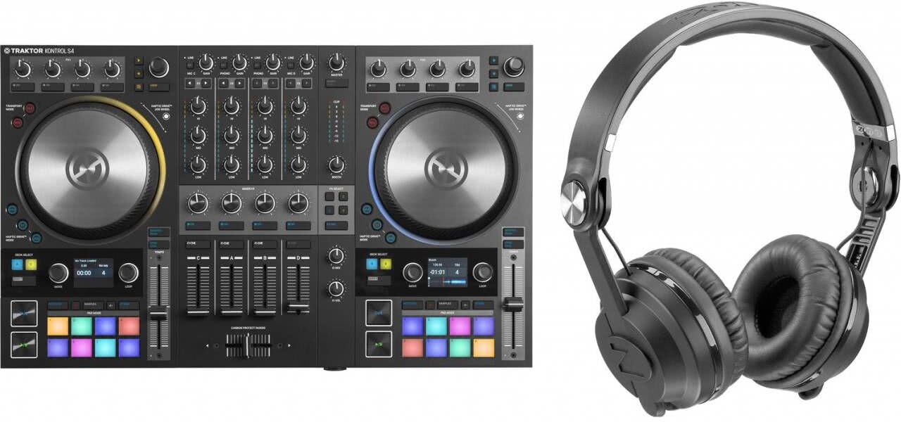 Native Instruments Traktor Kontrol S4 MK3 + Zomo HD-3000