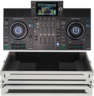 Denon DJ SC Live 4 Magma Case Bundle Schwarz