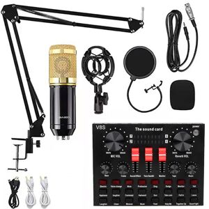 Shoppo Marte BM800+ V8S lydkort sæt Audio kondensator mikrofon mikrofon Studio vokalmikrofon