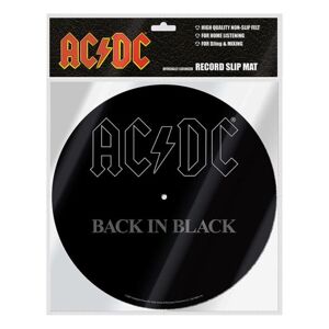 Turntable slipmat: Ac/Dc - Back In Black