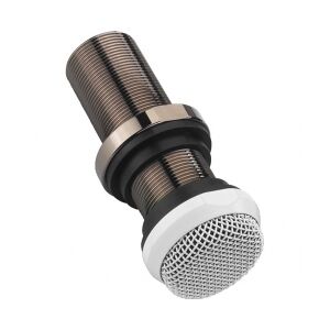 MONACOR Mikrofon t/indb. hvid ECM-10/WS TILBUD NU