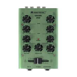 Omnitronic GNOME-202 Mini Mixer green TILBUD NU omnitronisk grøn