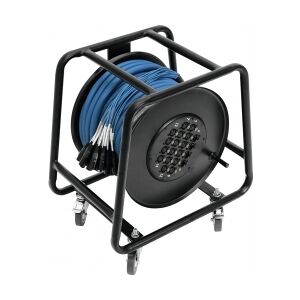 Omnitronic Multicore Stagebox 16/4 30m cable reel TILBUD kabelrulle kabel hjul