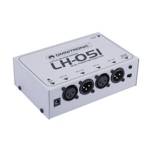 Omnitronic LH-051 Dual Phantom Power Adapter TILBUD NU fantom strøm