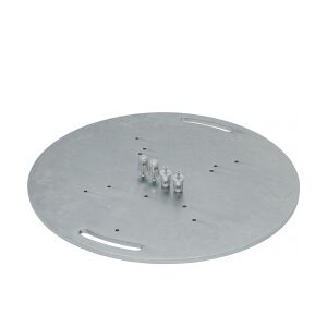 Alutruss Steel Base Plate round type A baseplatte grundlag runde plade stål